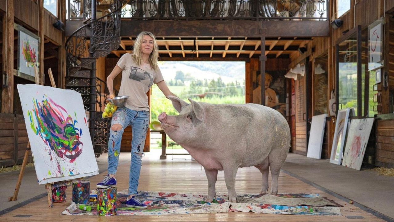 מלון פרנצ'הוק Inspiring Farm Sanctuary And Famous Painting Pig מראה חיצוני תמונה